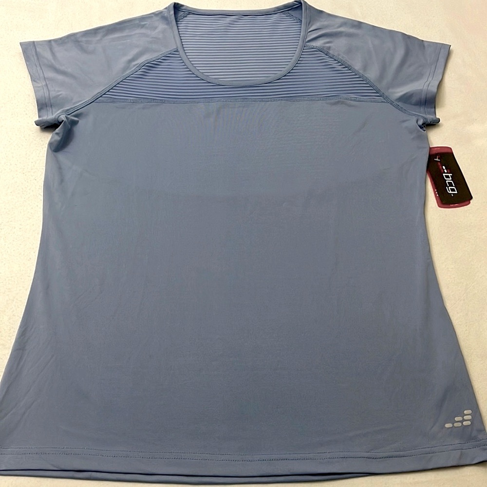 bcg Women’s Running SS Mesh Tee in Forever Blue